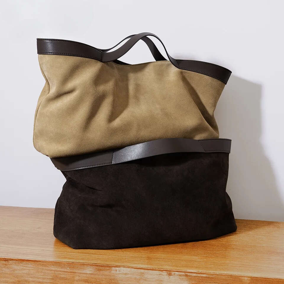 Luxury shoulder bag Hobo dynamic winter new item suede large women's matte cowhide handbag oversized bowling shopping bag SENYY