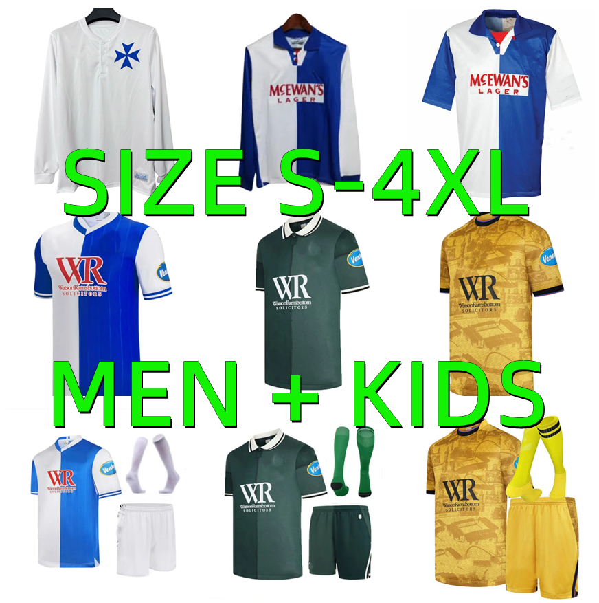 25 26 OHASHI SHEARER Blackburn Soccer Jerseys Retro Rover 1994 1995 Vintage GUEYE DOLAN SIGURDSSON BRITTAIN TRAVIS HEDGES 2025 2026 Men kids kit football shirt