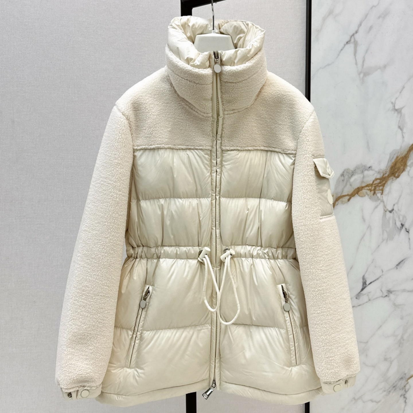 (Order by pic in opt, not by desc) Womens Stand - Collar Short Down Jacket - Stay Warm in Style