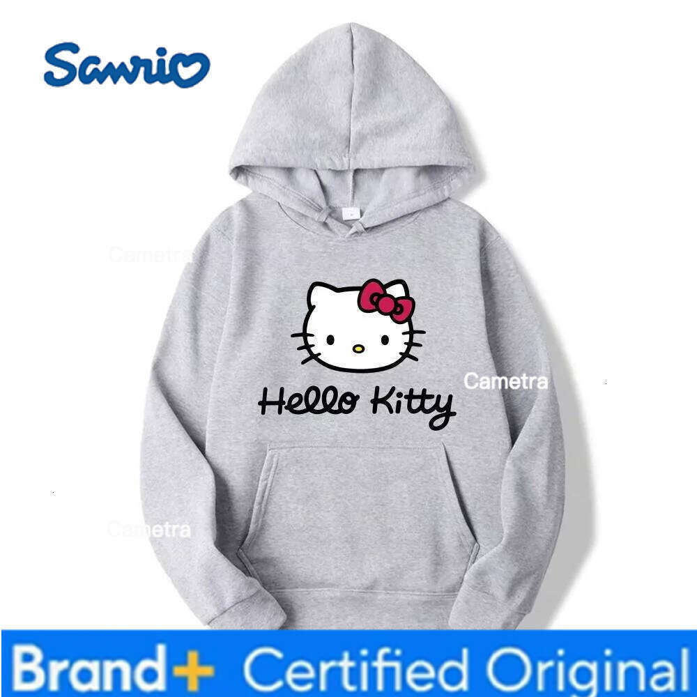 Sanrio Casual Female Sweatshirt Hot Sale Hello Kitty Autumn Womens Hoodie Long-Sleeved Women's Sweatshirts Y2k Hoodies Clothes H260112