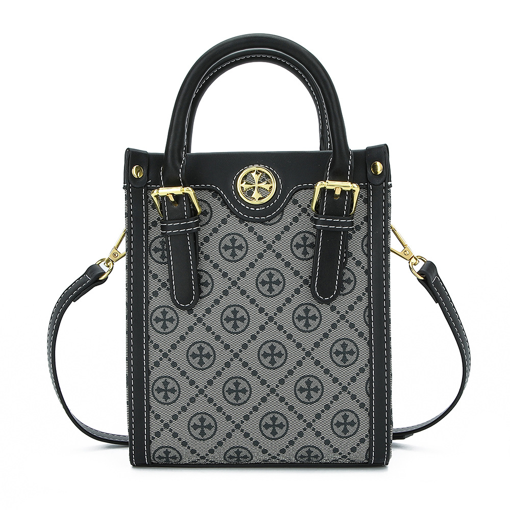 Baellerry New Fashionable Elegance Women's Printed Miniature Shoulder Bag 2026s Bestseller Versatile Commuter Crossbody Bag Free Shipping Grey Bl