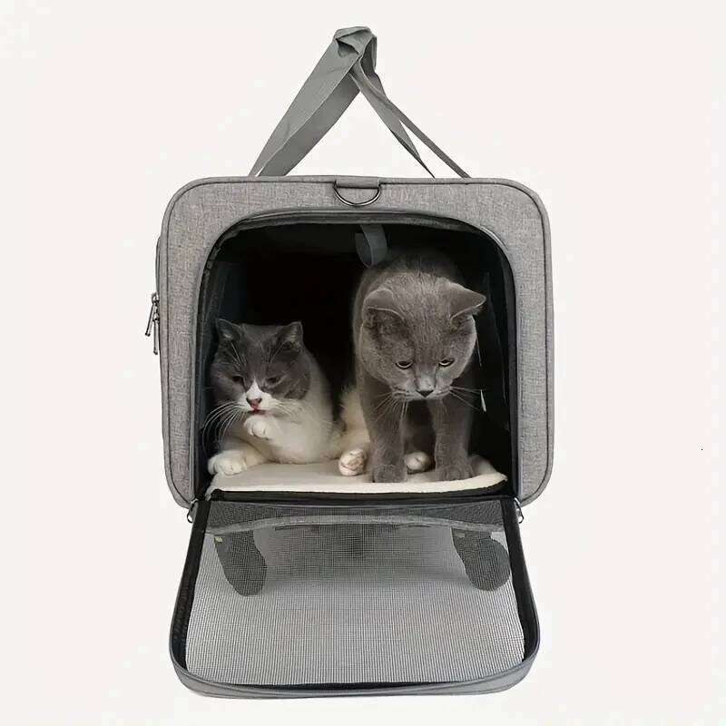 Extra Portable Detachable Dog Trolley Case, Large Foldable Pet Cat Travel Carrier Bag 26W0112