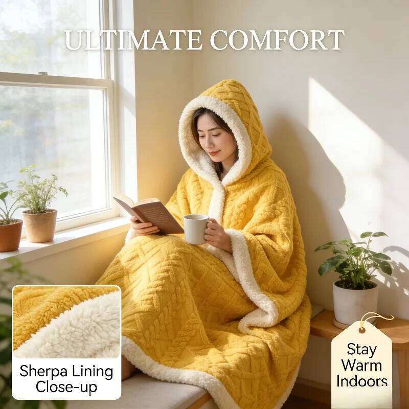 Lamb Wool Blanket Winter Thickened Warm Nap Throw Tuff Fleece Solid Color Coverlet for Home Comfort XJ260112