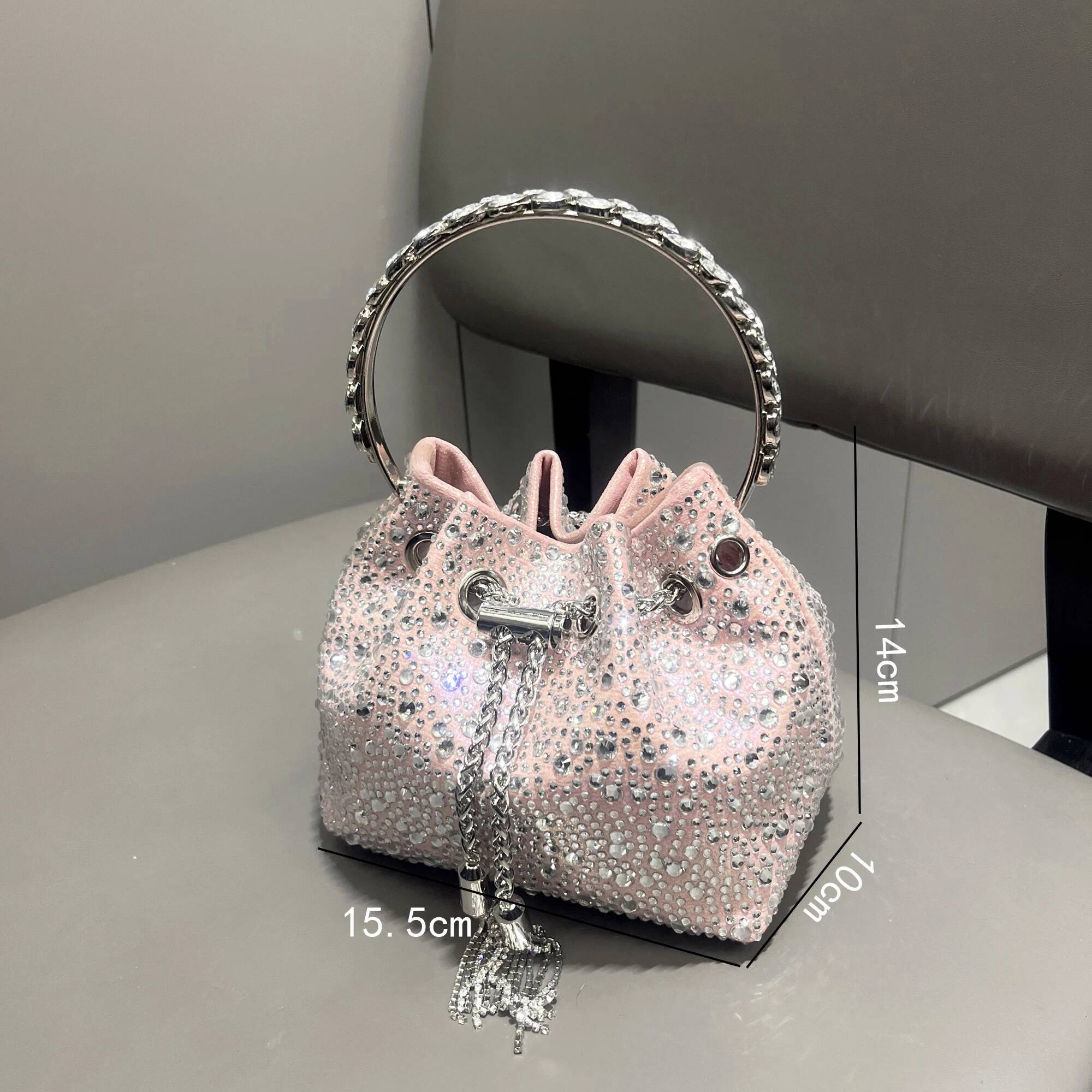 Bestseller Rhinestones Evening clutch Bag Purses and handbag luxury Designer shoulder Shiny Crystal Clutch purse bucket bag ddmybear