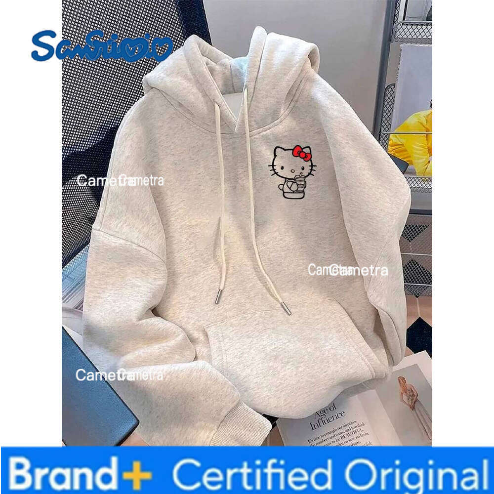 Sanrio Disney Cartoon Printed Fleece Hoodie Is Fashionable Versatile, Suitable for Daily Wear and Machine Washable H260112