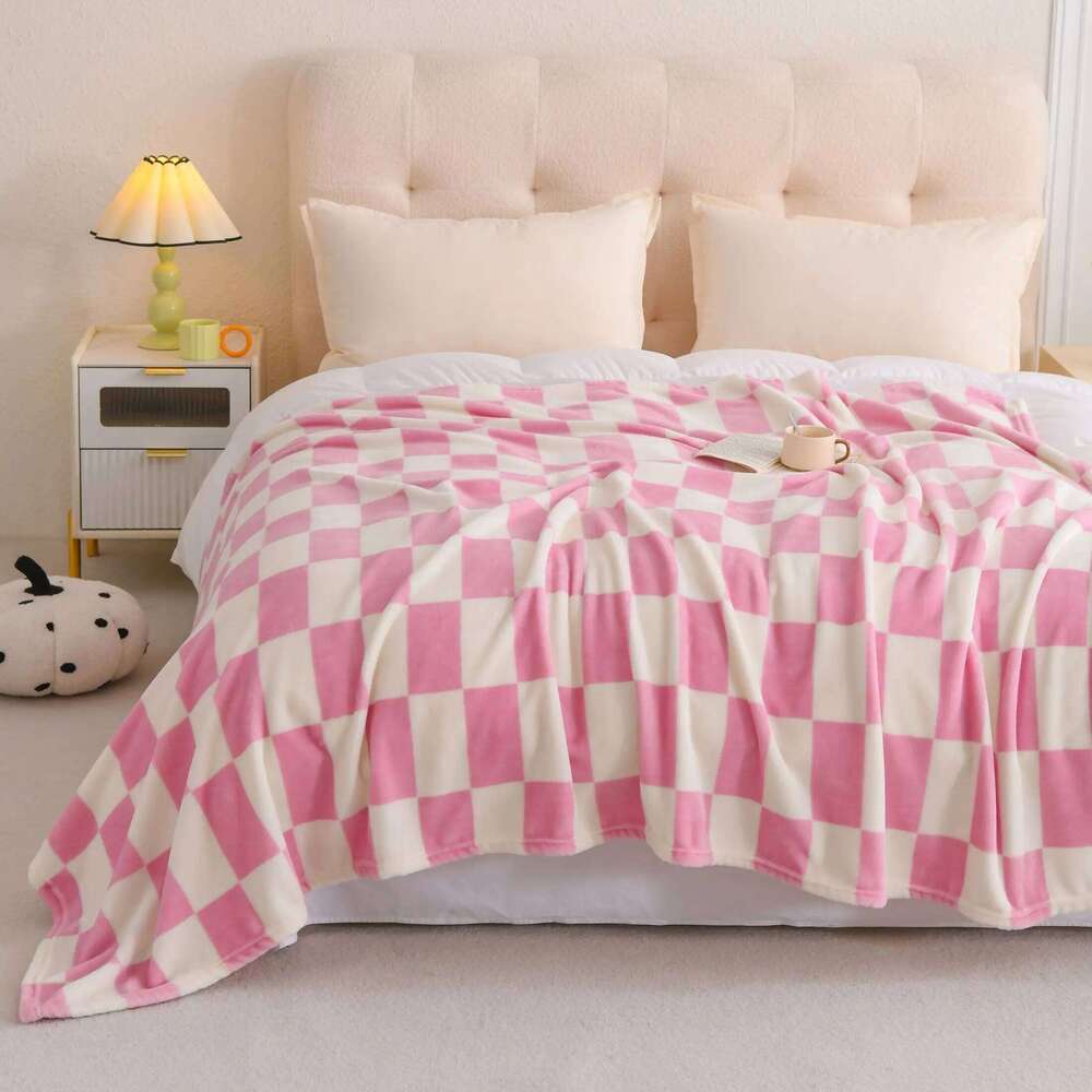 1Pc Fleece Nap Air Conditioning Office Outdoor Camping Gift Blanket for All Seasons50*60IN60*80IN XJ260112