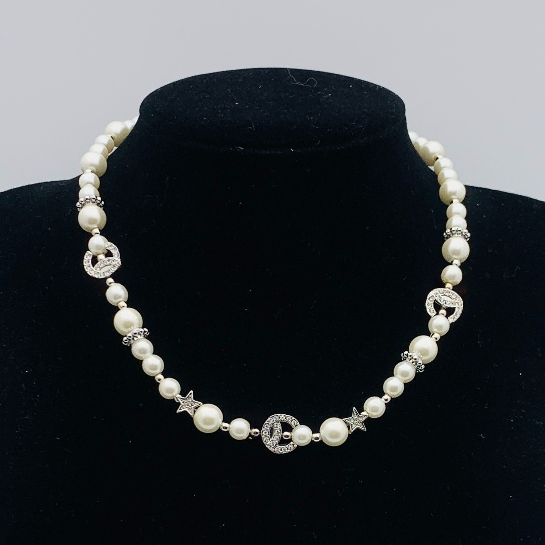 Designer Bracelet Necklace Pearl Bracelet Bracelet High Quality Letter Necklace Party Luxury Wedding Jeweley Gift with Box
