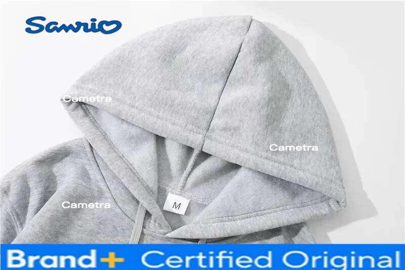 Sanrio MINISO Hello Kitty Autumn and Winter Loose Korean Version Lazy Style Hooded for Women Long Sleeve Sweatshirt H260112