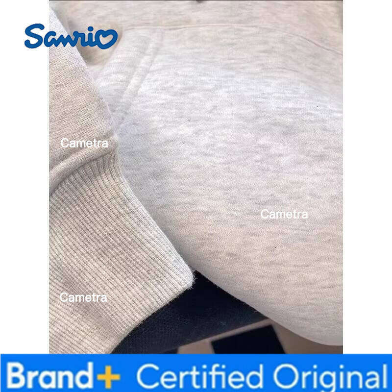 Sanrio 2025 Women's Hoodies Autumn Winter Clothing Cute Anime Hello Kitty Print Hooded Fashion Sweatshirt Y2K Oversized Cotton Pullower H260112