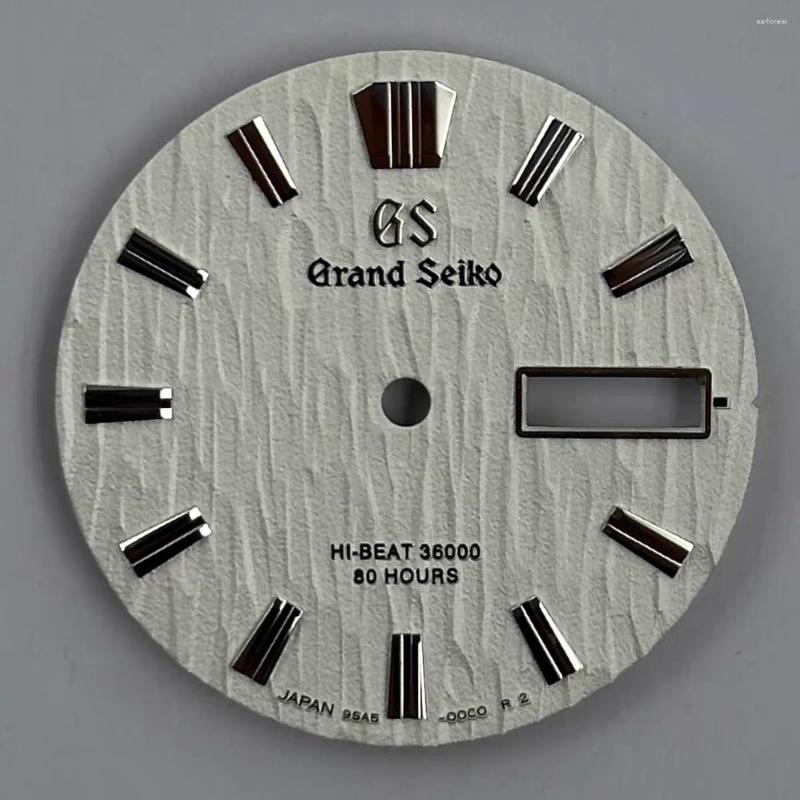 Wristwatches 28.5mm NH36 Dial Model GS Mechanical Watch Without Luminous Markings Logo Dual Calendar For Mod