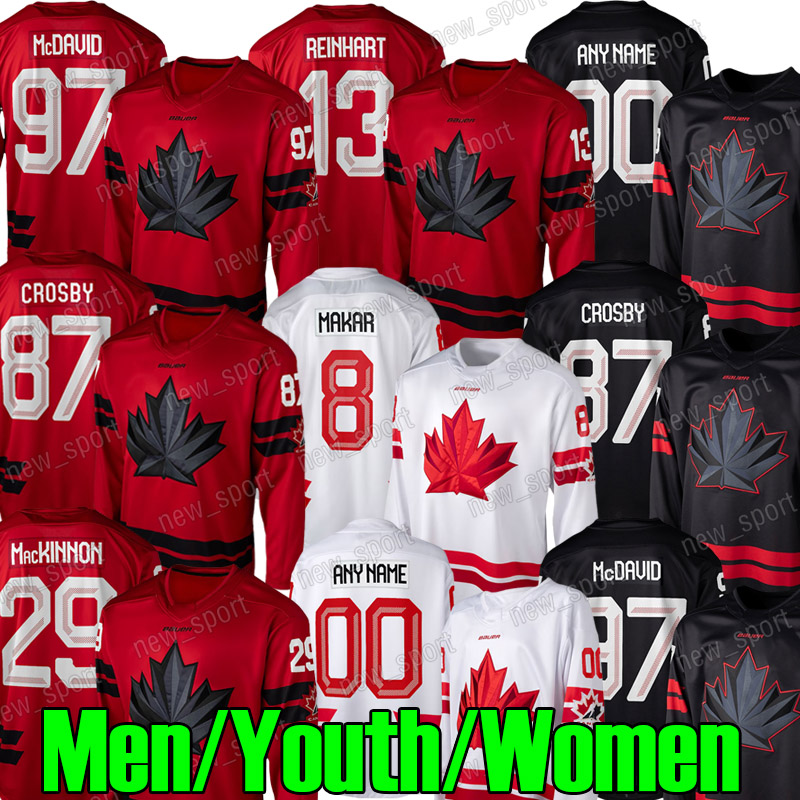XXXL 2026 Canada Team Olympices hockey jersey #87 Sidney Crosby Connors McDavid Nathan MacKinnon Nick Suzuki Marner Macklin Celebrini Schaefer Bedard Men jerseys