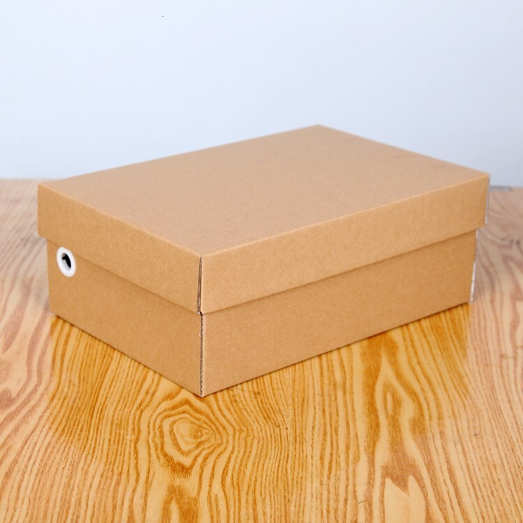 Shoe Box for Martin Boots and Sneakers Cotton Shoes Unisex Shoe Storage Box Kraft Paper Shoe Packaging Box