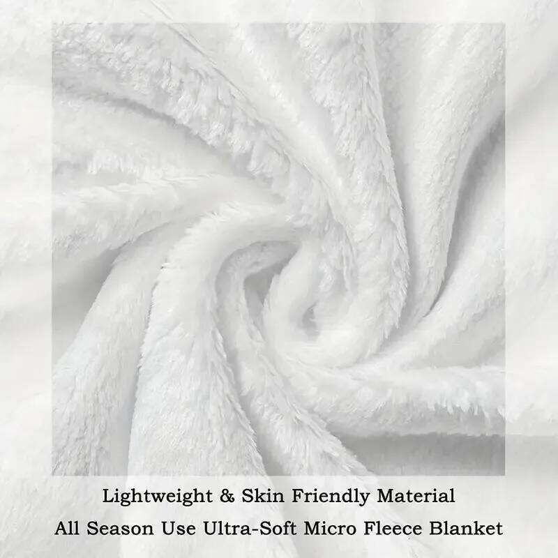 Bear Forest Night Sky Pattern Flannel printed blanket all seasons suitable for living room office sofa and travel XJ260112