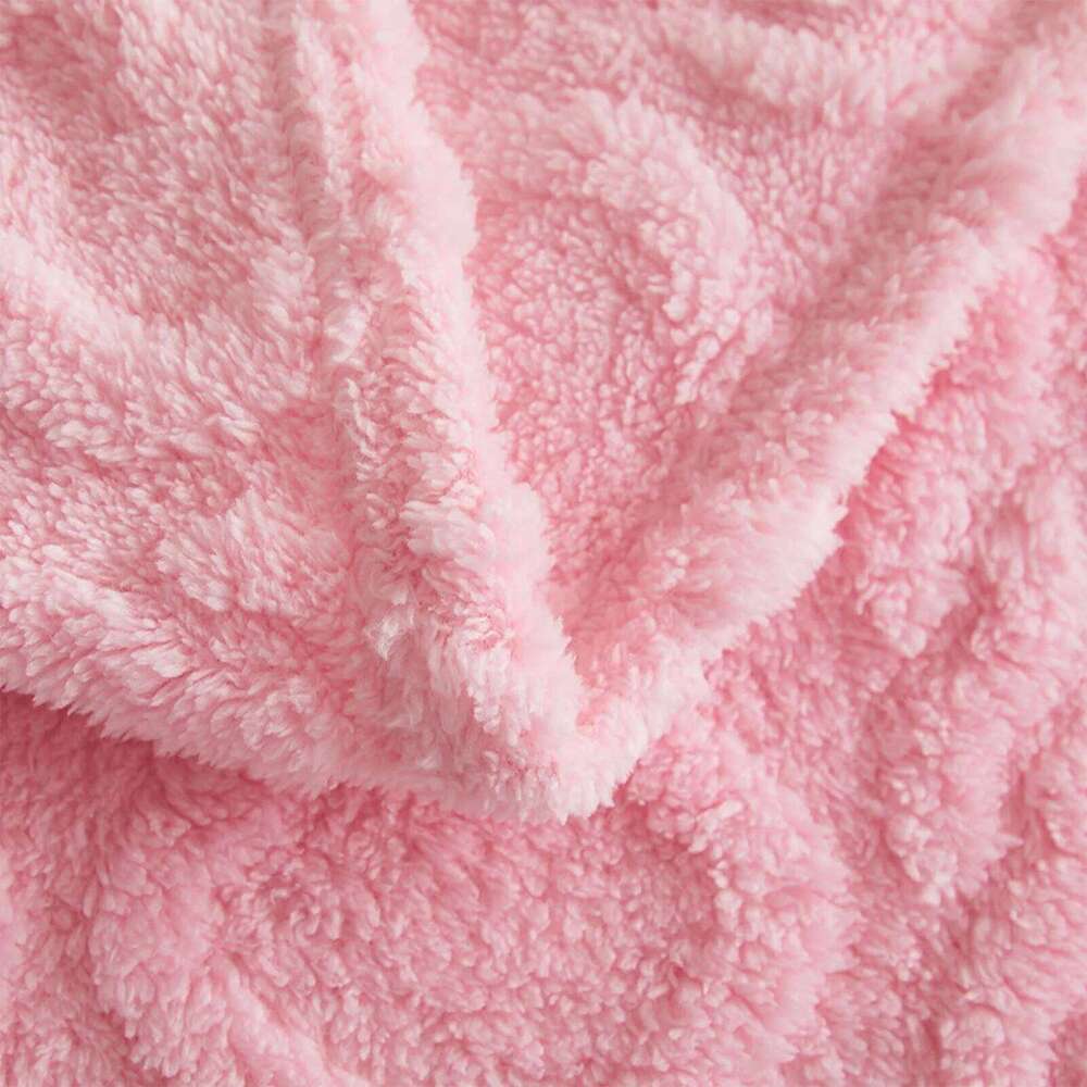 51x 63 Inches Solid Fall Winter Coral Velvet Flannel Soft Thickened Cover Home Outdoor Travel Blanket XJ260112
