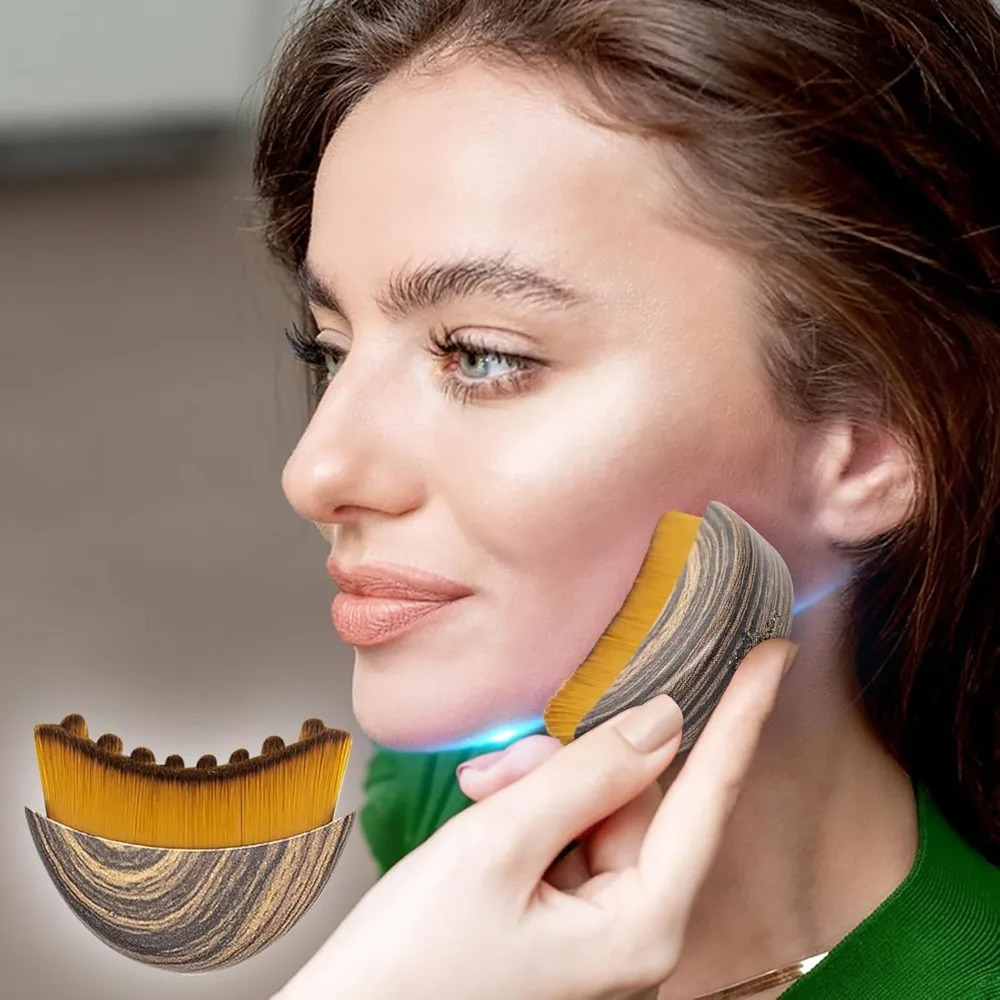 Lymphatic Contour Face and Body Brushes The Lymphatic Drainage Massager for Face Dry Brushing Face Brush Chin Jawline Sculpting 260104