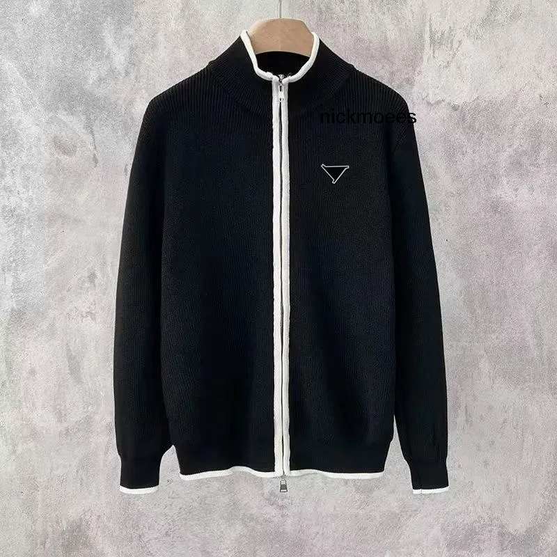 Mens high-end sweater cardigan designer mens knitted sweater outdoor winter jacket knitted Joker trend cardigan casual sweater M-3XL pradas pra BAE6