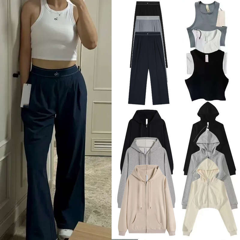 New Yoga Alonessities sets leggings bra Sports Throb High White Striped Back Dance Outfits leggings Alonessities women clothes Alonessities pants leggings set