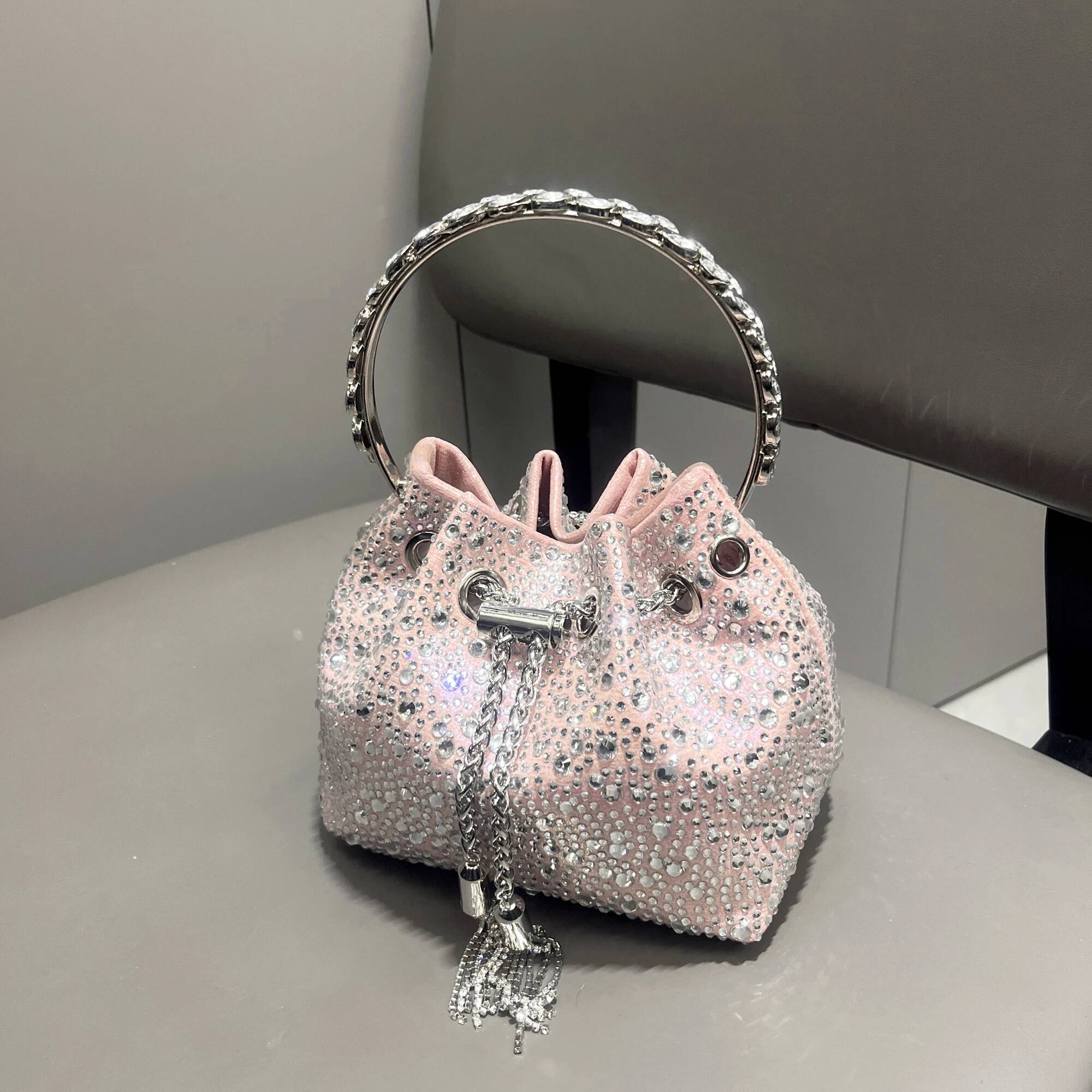Bestseller Rhinestones Evening clutch Bag Purses and handbag luxury Designer shoulder Shiny Crystal Clutch purse bucket bag ddmybear