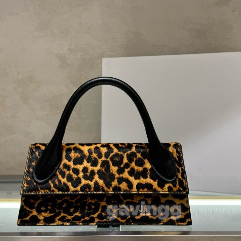 Luxury Designer Leopard Single-Shoulder Crossbody Zebra Print Handbag Women's Underarm Genuine Leather Baguette Bag For Women