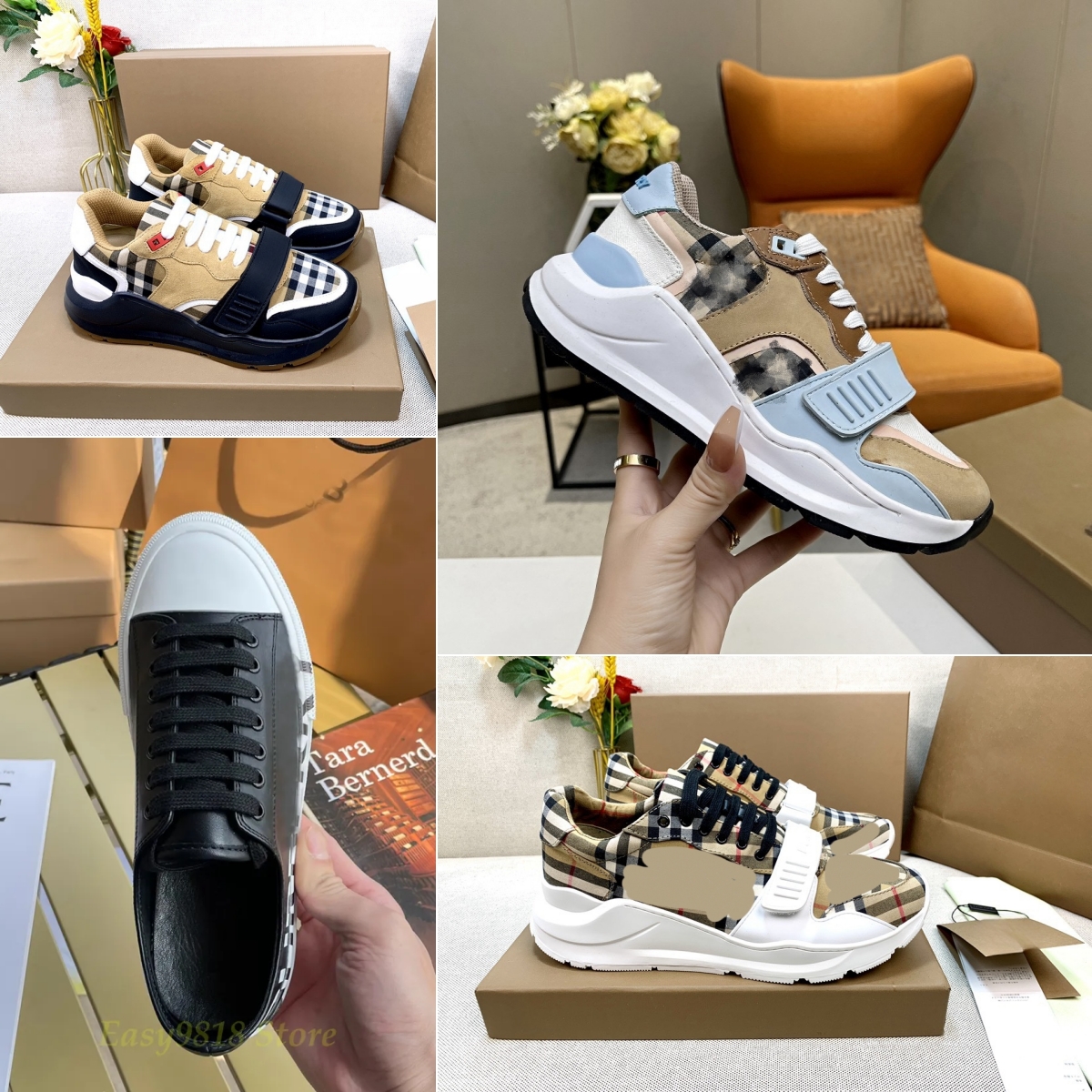 Designer shoe Vintage thick sole Sneaker designer shoes Striped Men Cotton Sneakers Platform Casual Shoes Flats Trainer Classic OutdoorTrainers casual Lace-Up