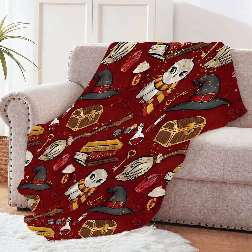 Super Soft Flannel Throw - Machine Washable for Bed Sofa Office Travel, Cozy Nap Blanket & Perfect Home Gift XJ260112