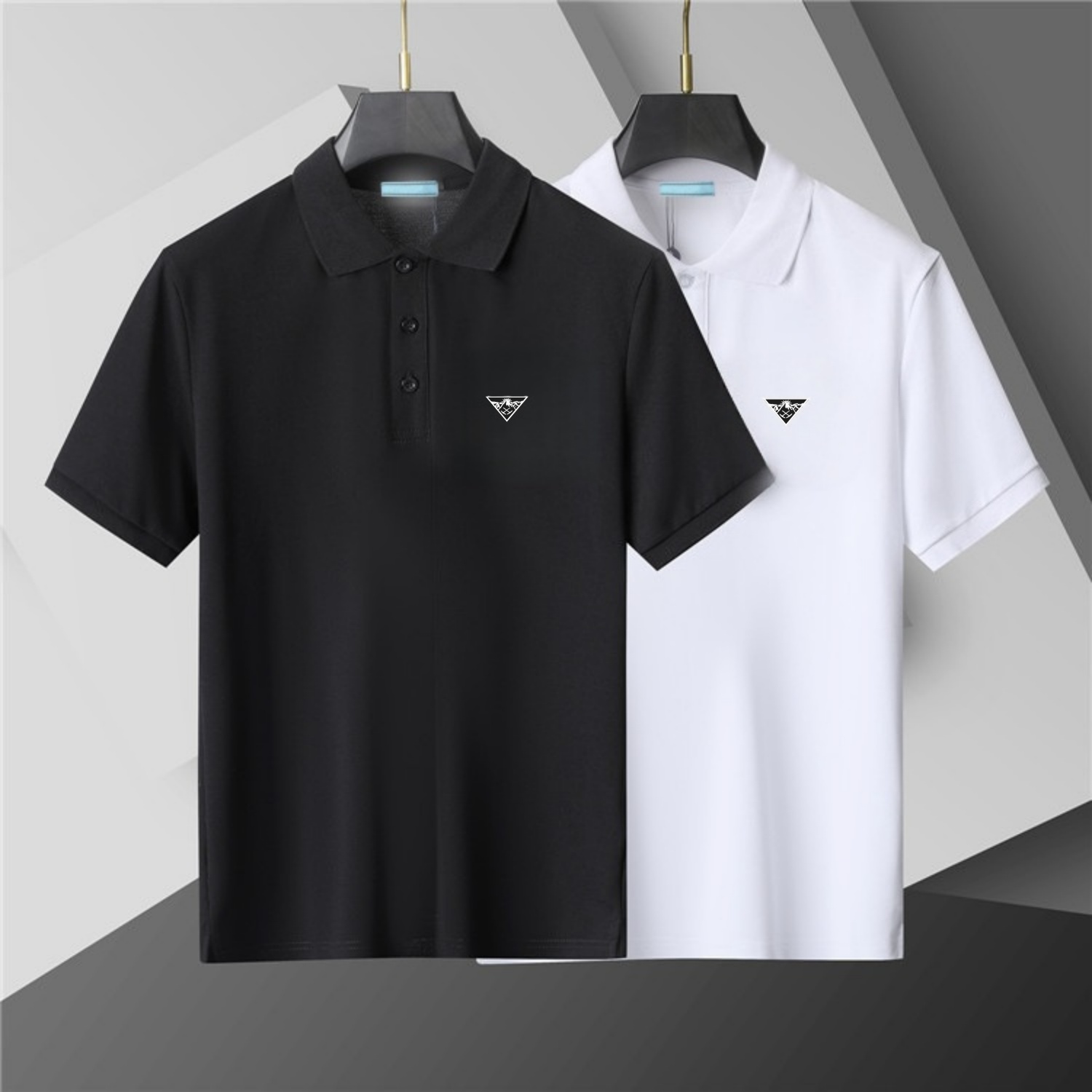 mens shirts designer polo mens t shirt fashion embroidered designers tshirts lapel v neck cotton high street men casual t shirt luxury casual couple clothes