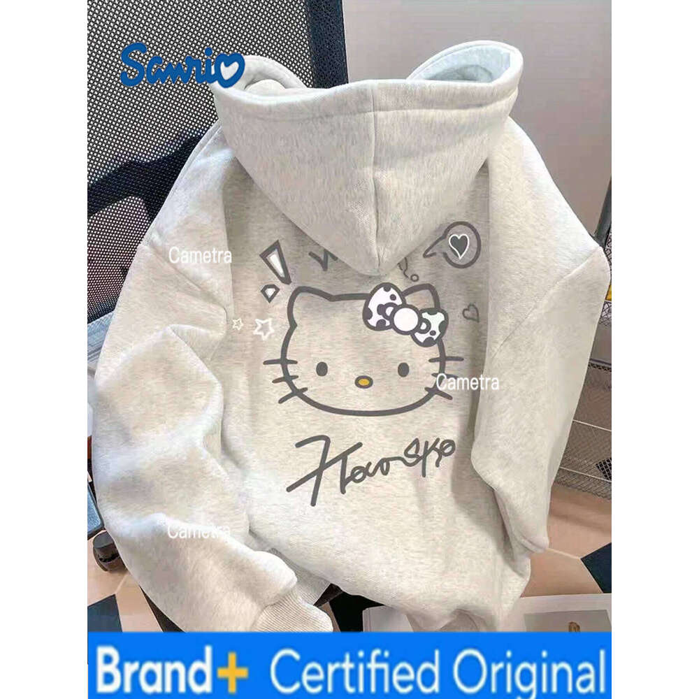 Sanrio Hello Kitty ladies' hoodies comfortable autumn winter are perfect for cute and fashionable lovers H260112