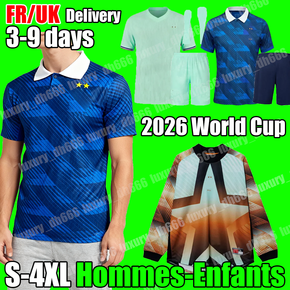 4XL 26 27 French jersey 2026 World Cup football shirt football jersey Top soccer jersey MBAPPE GRIEZMANN DEMBELE GIROUD long sleeve goalkeeper home away men kids kit