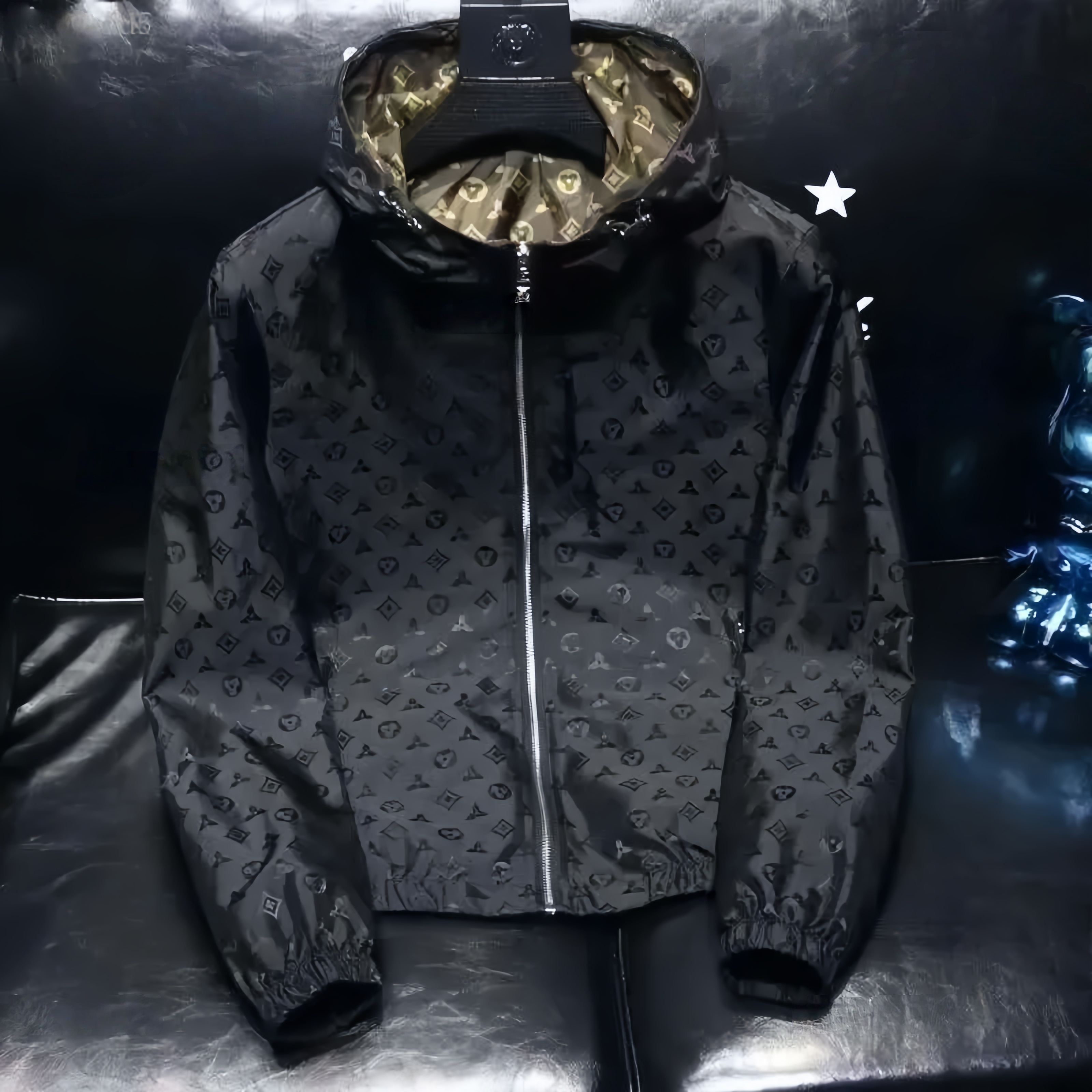 louise Jacket Designer Jacket Men's Mens Spring Autumn Coat Fashion Hooded Sports Windbreaker Zipper Coats Man Outerwear Designers Clothing lvs Jackets 95F