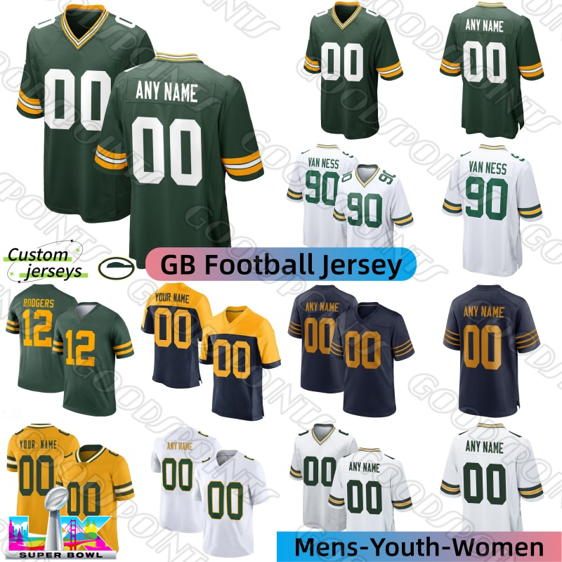 Green BayS PackersS Jersey PackersJersey Micah Parsons Jordan Love jersey Josh Jacobs Christian Watson Tucker Kraft Cooper Gary McKinney Driver Football Jerseys