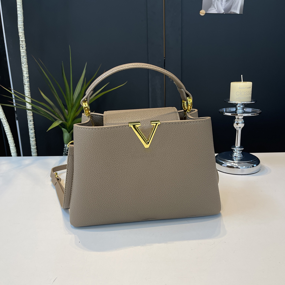 Capucines Bag Womens Shouder Crossbody Bags Luxurys Designers Bag Totes Bags Paintings Handbag Leather Crossbody Bag Purse Card Holder Pouch Shopping Bag