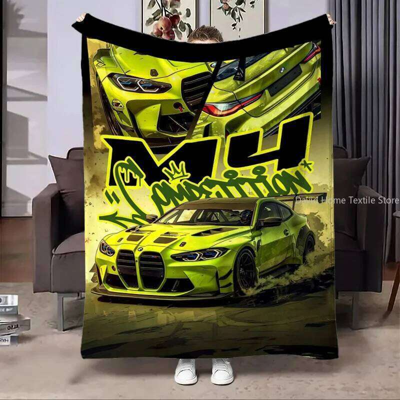 Miata Supra E36 Luxury Super Car Flannel Home Sofa Lunch Break Blankets Children Student Blanket Nap Cover Kids Gift XJ260112