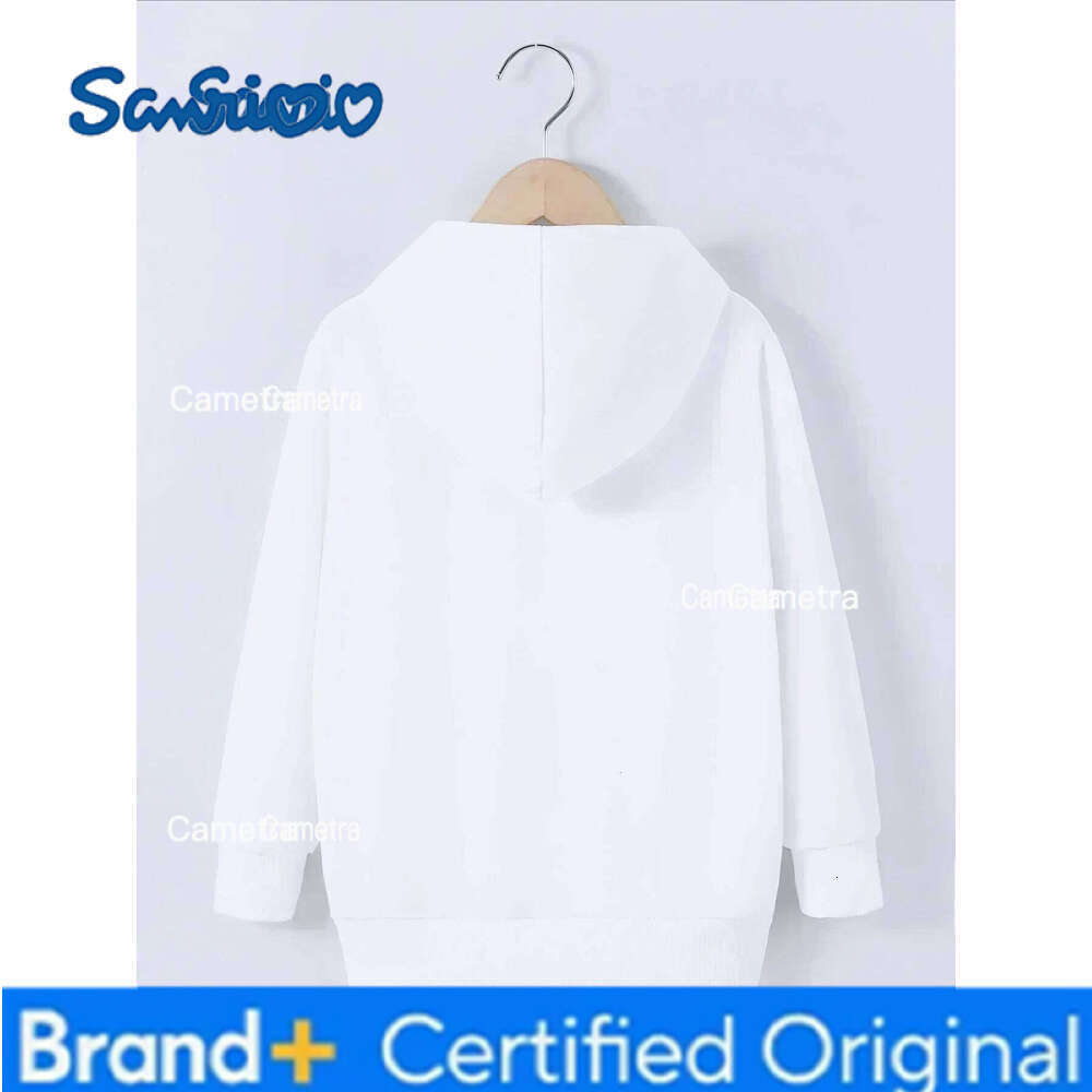 Sanrio Personalized Stitch Autumn/Winter Small Medium Large Men's and Women's Hooded Hoodie Thick Coat Trendy Children H260112