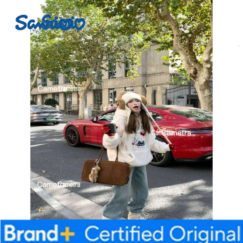 Sanrio Kawaii Anime Fashion Casual Hello Kitty Women's Suit Elegant Sets Clothing Two-piece Dress Sales New in Full Number Set H260112