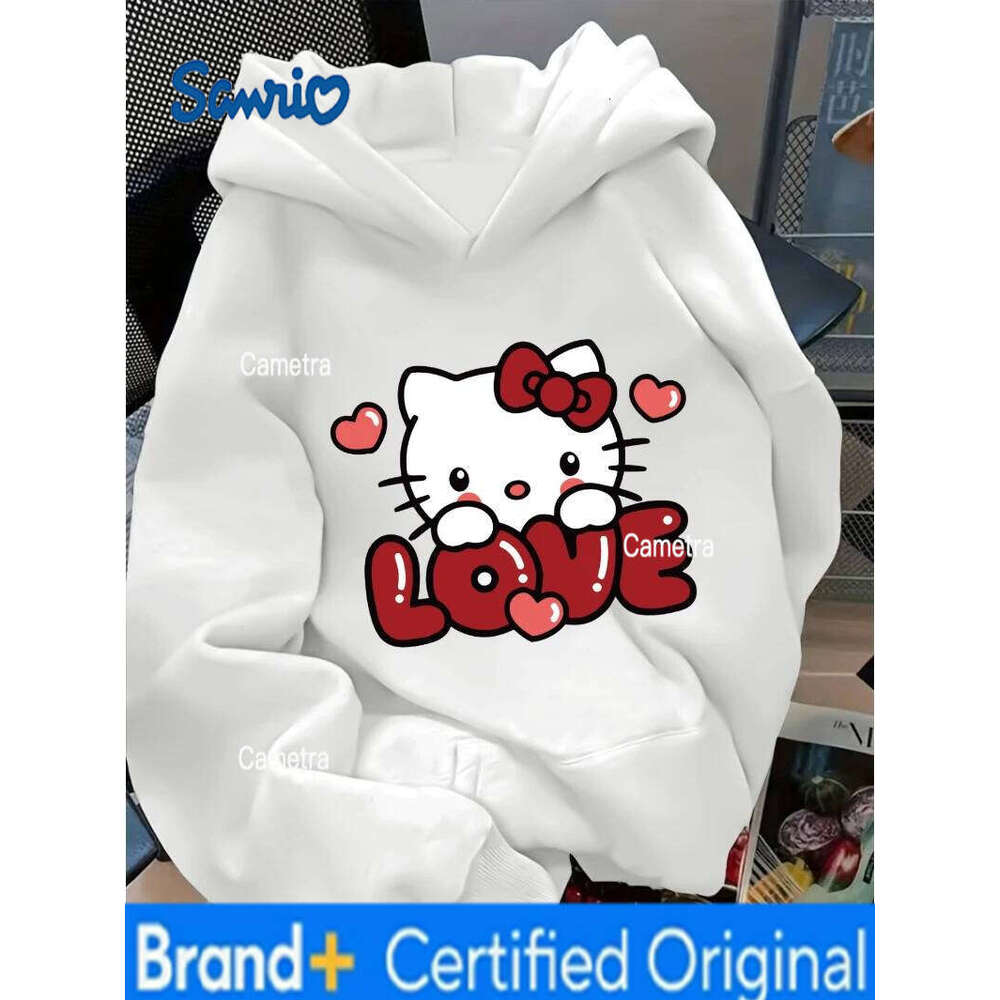 Sanrio Disney Cartoon Printed Hoodie Suitable for Casual Wear in Autumn Winter, Fashionable and Trendy Items Can Be Machine Washed H260112