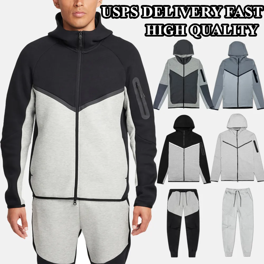 2026 niketechfleece sportwear tracksuit designer hoodie tracksuit Basketball Football Outfit Two iece set Women and men Hoodies sweatants sort suits