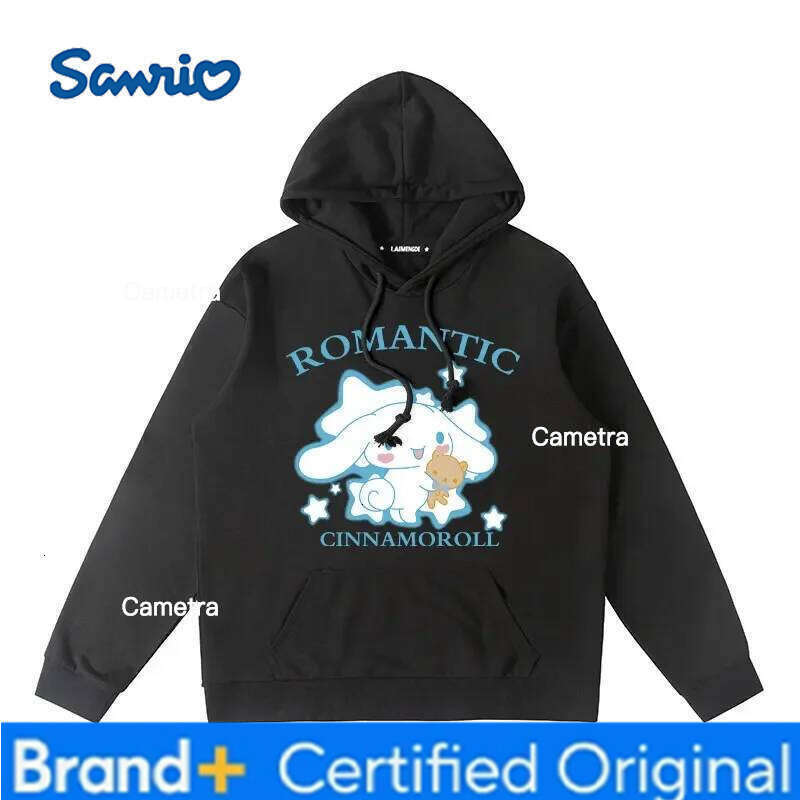 Sanrio collaboration Cinnamoroll Melody Kuromi Hello Kitty women's sportswear couple hooded hoodie H260112