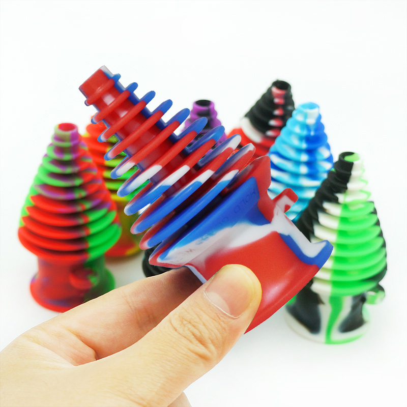 Silicone water bong Nozzle Smoking pipes Nozzle Funnel MouthPiece Filter Suction Nozzle Smoking Accessories Silicone filter For Tobacco bongs