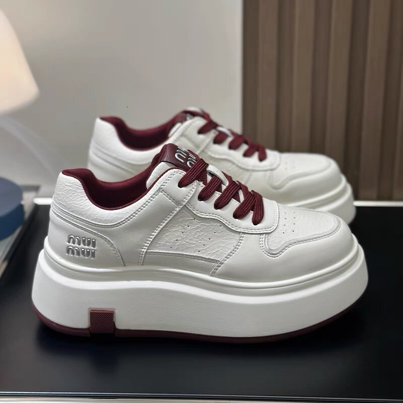 Ddmybagsvip Ddmybagsvip New Sneakers Thick Height Increasing Small Size Platform Sole Niche Fashion Comfortable Versatile Women S Shoes Outdoor Shoes