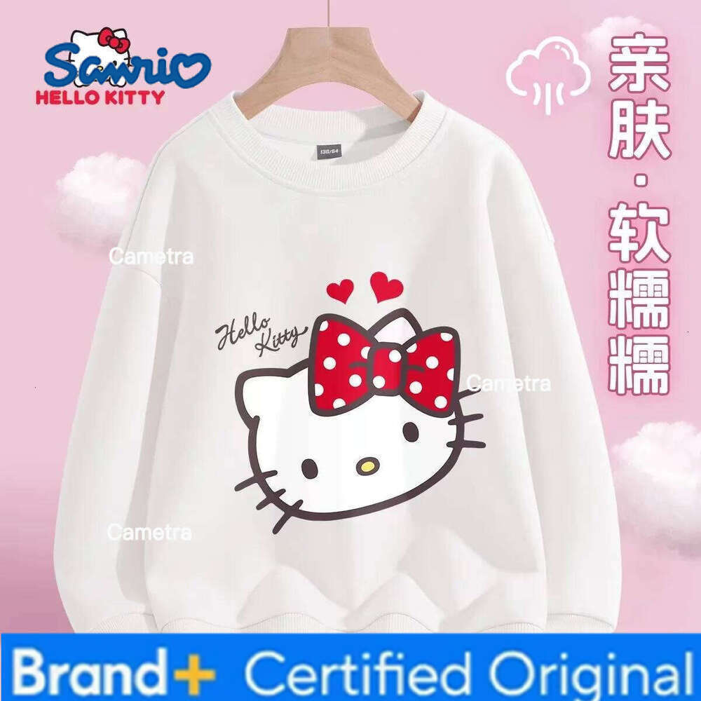 Sanrio Autumn Children Boy Clothes Cartoon Printed Sweatshirts Pullover Fashion Kid Girls Long Sleeves T-shirts Children's Tops H2601121