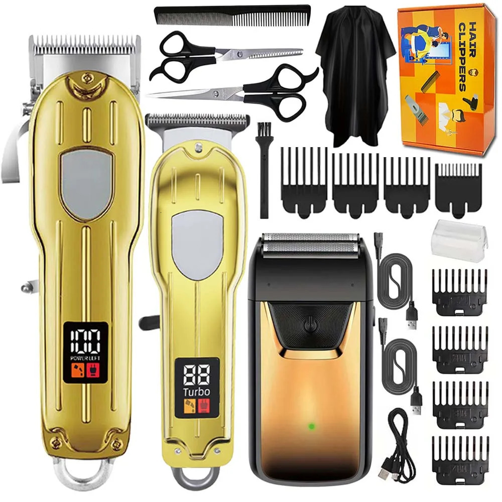 3 in 1 Hair Clippers for Men Beard Trimmer Kits Sets Electric Shavers TBlade Barber Home Gifts 260108
