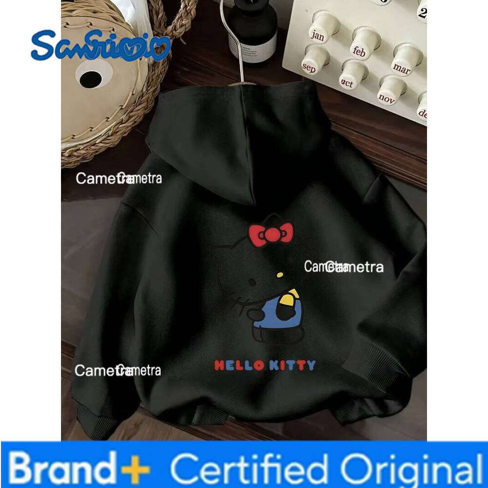 Sanrio forhello KittyHoodie WithCozy Casual Pullover for WomenAll-Season ComfortCasual WearHoodie H260112