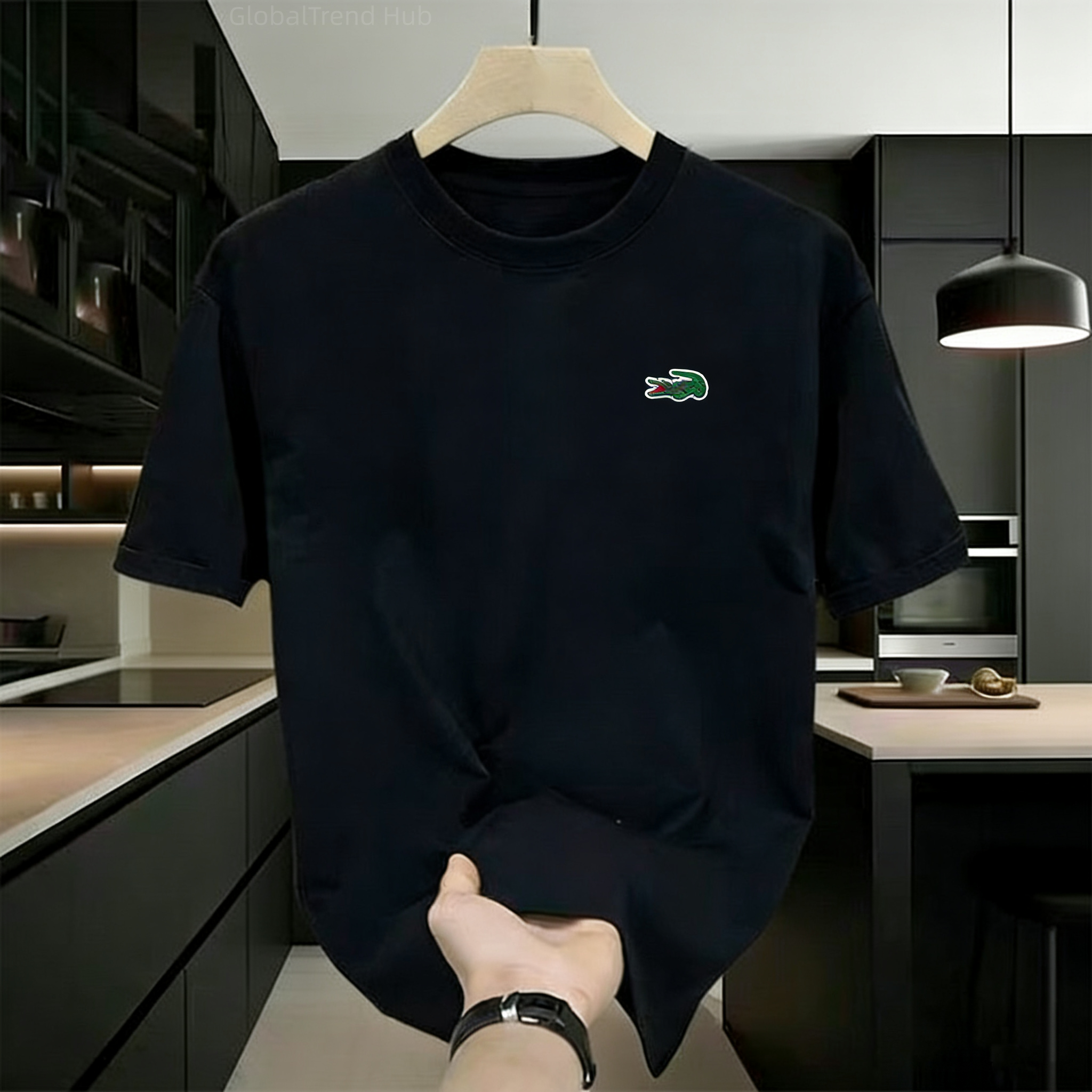 designer t shirt mens clothing high quality fashion casual simple embroidery heavy cotton t-shirt male and female couples must have asia plus size