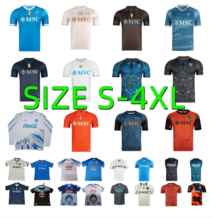 21 22 23 24 25 SSC Napoli LUKAKU soccer jerseys 2024 2025 Naples KVARATSKHELIA DI LORENZO LOBOTKA ANGUISSA POLITANO SPINAZZOLA BUONGIORNO NERES McTOMINAY Men Kids