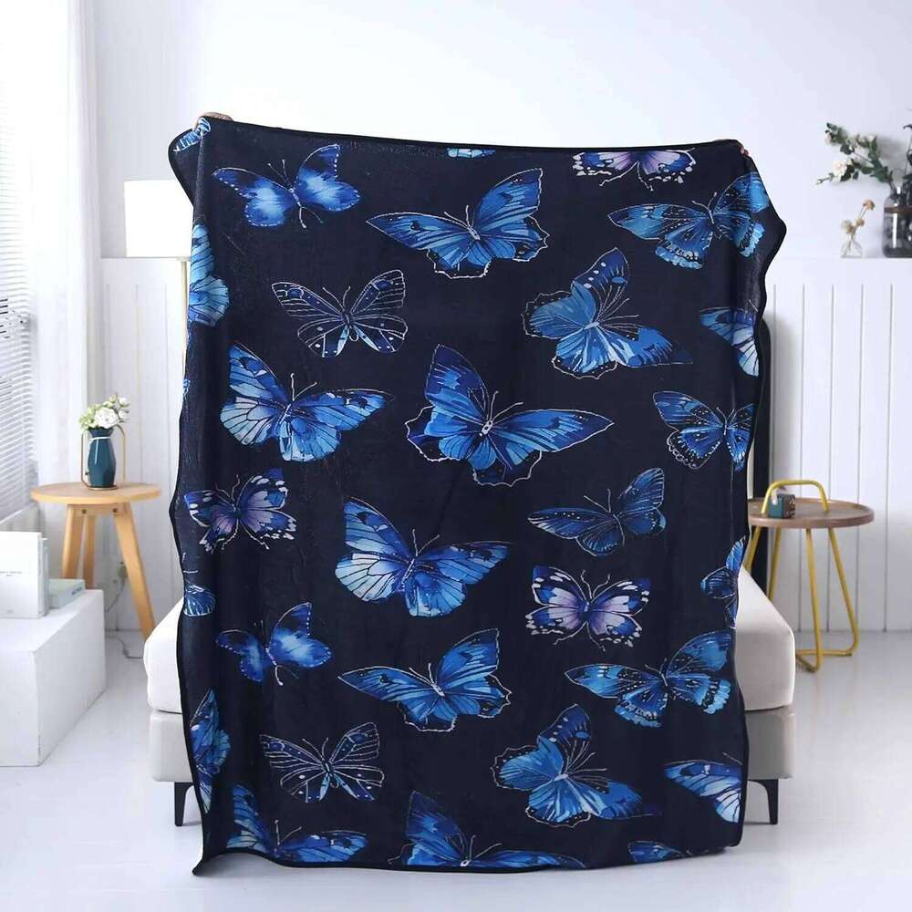 Butterfly Throw Blanket,Butterfly Blanket Girls Women,Boys and Toddler Old Girl Birthday Gifts for Sofa Living Room Beach XJ260112