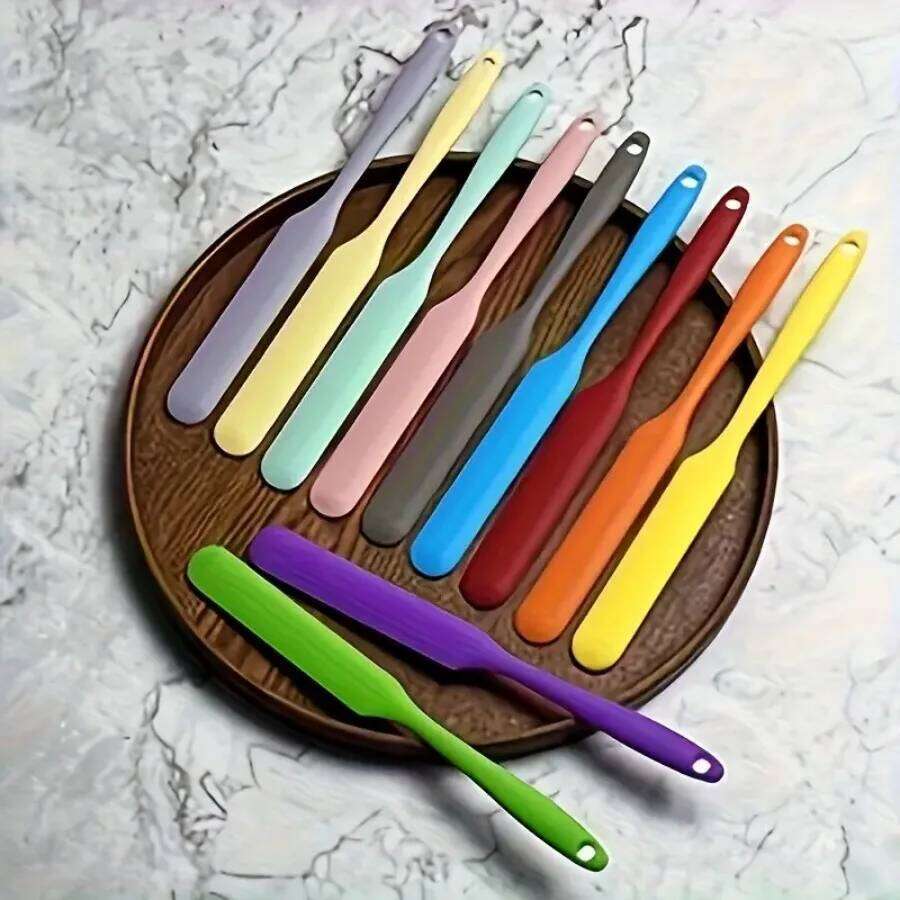 1 Piece Random Color Food Scraper, Non Stick Design, Heat-resistant, Kitchen Utensil, Suitable for Home and Professional Baking