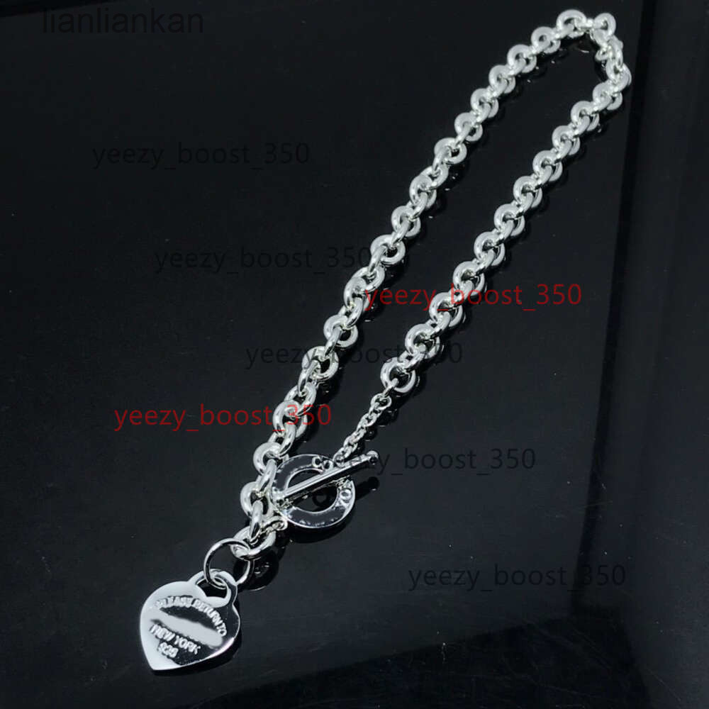 tiffamy and co tiffiany silver set necklaces designer necklace for woman seiko high quality ot love series with diamond heart fashion chain p tiffanies tiffanyx Q0DY