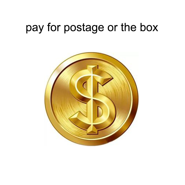 accessories Shoe boxes or pay for the shipping fees and price difference please don't order before contact us thank you