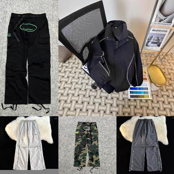 Men's Pants Y2K Style Casual Track Baggy Cargo Wide Leg Streetwear Sweatpants Techwear Korean