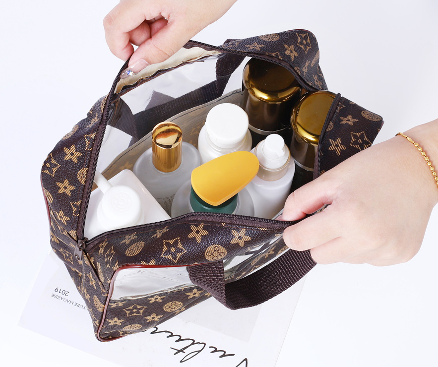 2026s New Design Women Waterproof Makeup Bag Portable Travel Large Capacity Handheld Storage Bag